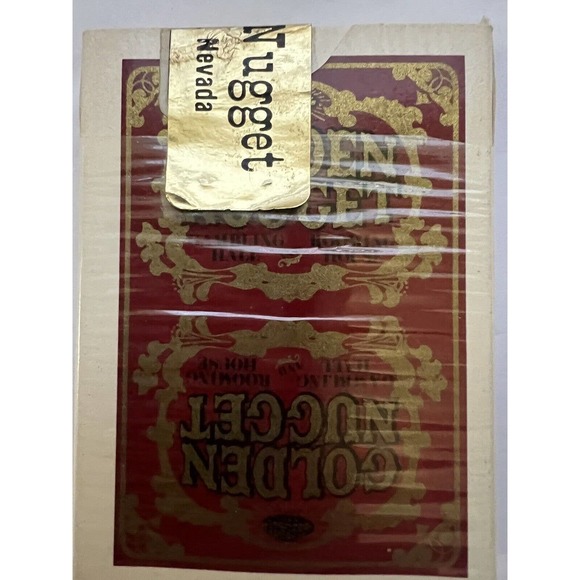 Golden Nugget Playing Cards Type 3 And 4 Black, Red , Green 70s-80s Casino Poker - Picture 15 of 16